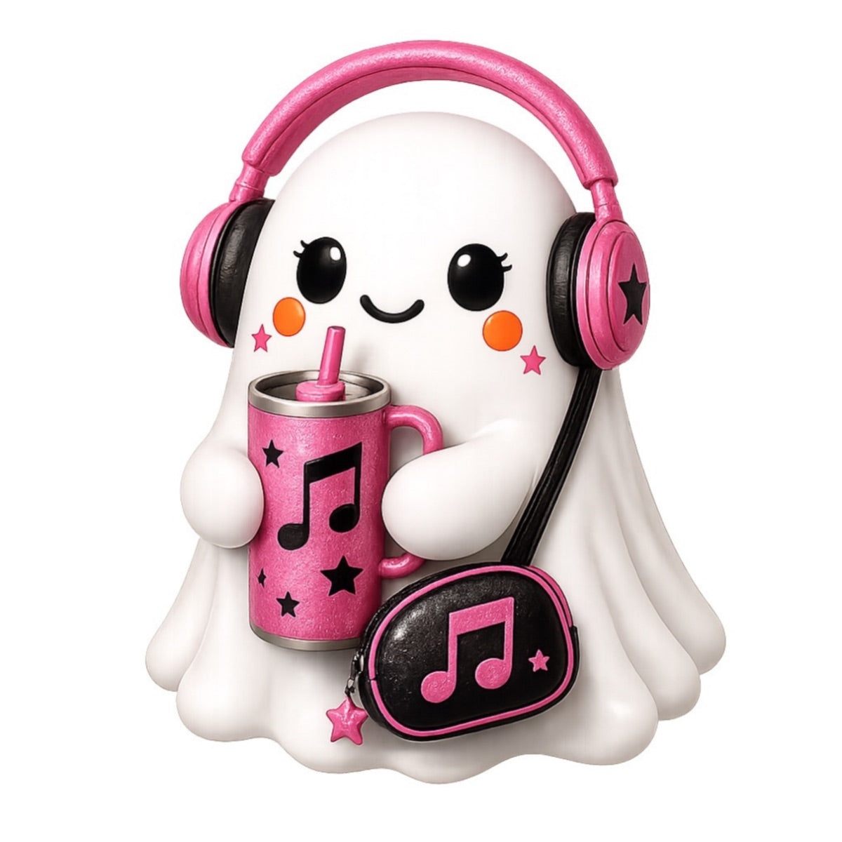 Music Girl™ Ghost Shaped Pillow | The Everyday Girls Collection