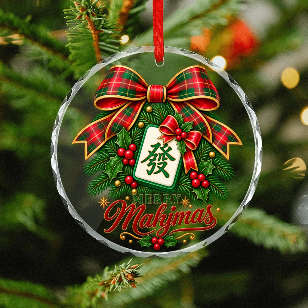Mahjong Christmas Ornament